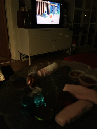 Kalle Anka och julgodis