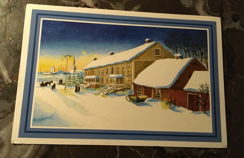 Julkort från Veggiehäxan 2020