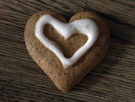 Pepparkakshjärta