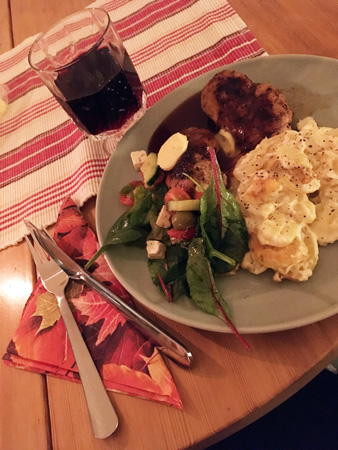 Kyckling potatisgratäng och Ricossavin