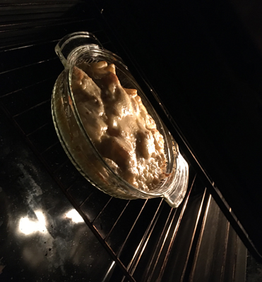 Potatisgratäng i ugnen