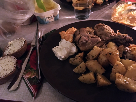 Grekisk kyckling och potatis