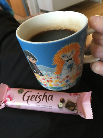Geisha till kaffet