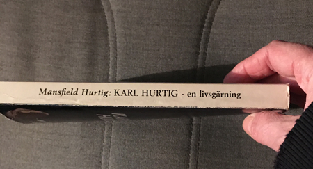 Boken Karl Hurtig en livsgärning i Guds rikes tjänst