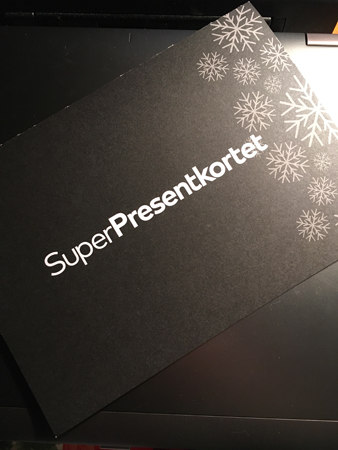 Superpresentkort från arbetsgivaren i julklapp 2020