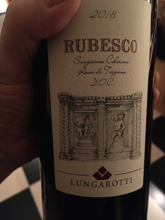 Rubesco Lungarotti 2018