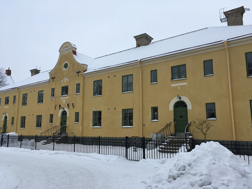 Ett gult hus från 1925 på Frodegatan
