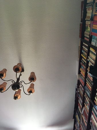 Utsikt från golvet i Bokrummet