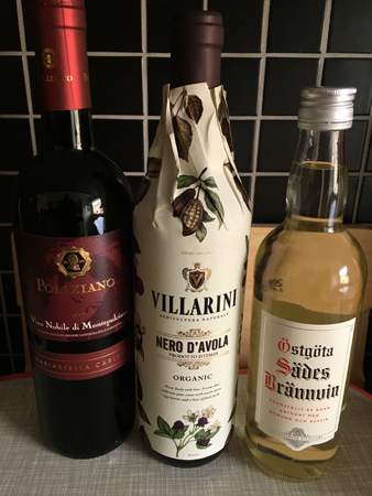 Vino Nobile Villarini Nero dAvola och Östgöta sädes