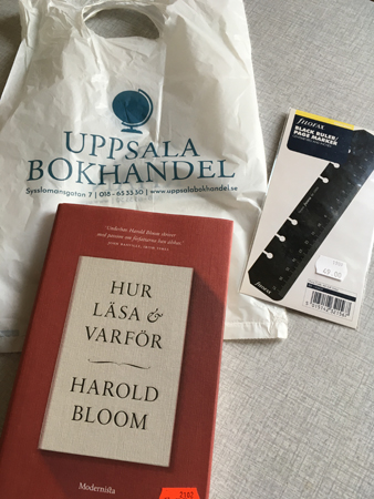 Boken Hur läsa och varför samt en linjal