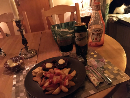 Kalkonmiddag med ketchup