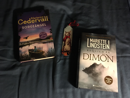 Böckerna Sorgeängel och Requiem på Dimön