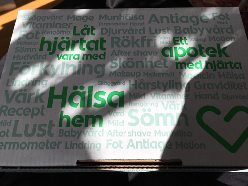 Apoteksvaror från Apotek Hjärtat