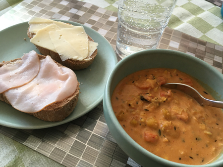 Mackor och fisksoppa