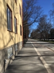 St Olofsgatan i halvskugga