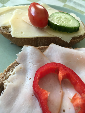 Mackor med grönsaker