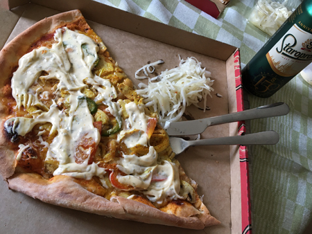 Pizza och Staropramen