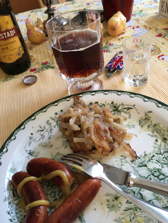 Andra portionen påskmat kalkonetter Jansson skärtorsdag