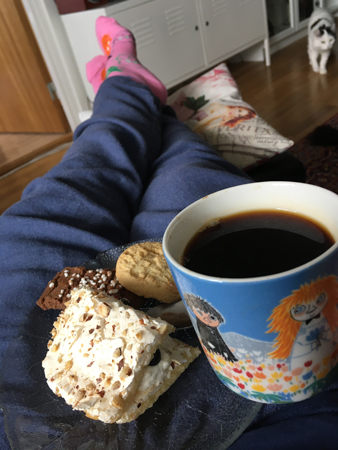 Födelsedagsfika med Annas tårta