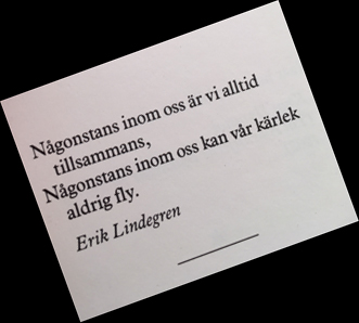 Citat Någonstans inom oss Lindegren