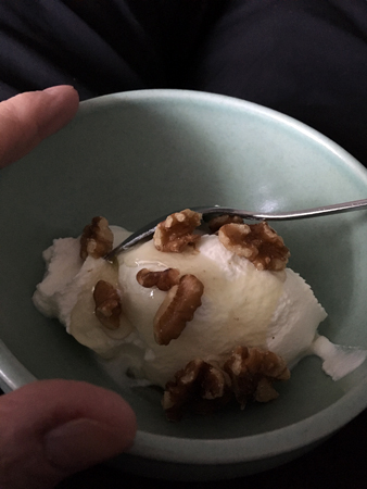 Turkisk yoghurt med honung o valnötter