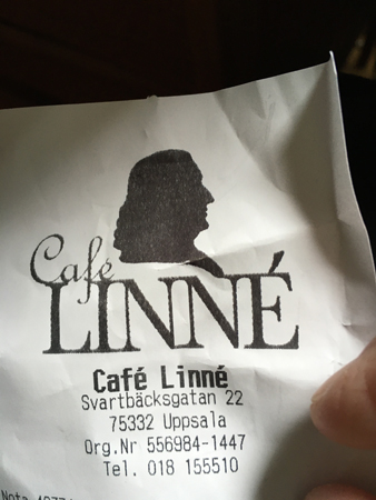 Kvitto Café Linné