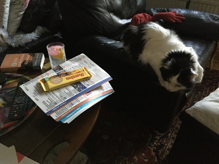 Ostbågar under TVtidningen vet Lucifer