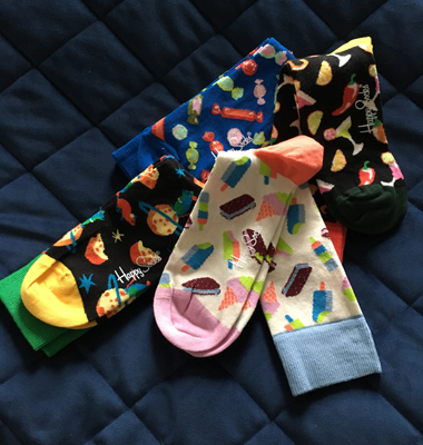 Fyra par Happy Socks