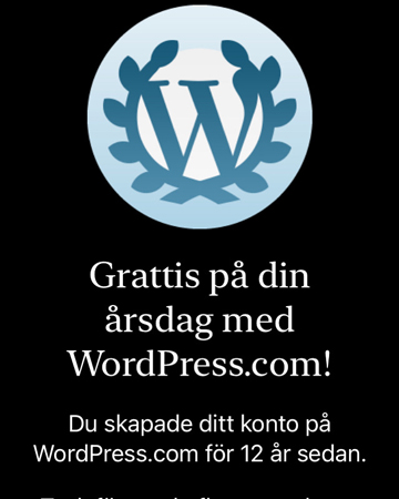 Award tolvårsdag WP