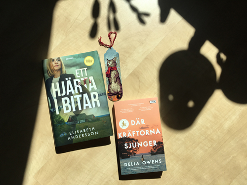 Böckerna Ett hjärta i bitar och Där kräftorna sjunger