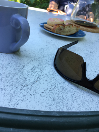 Fika i Slottsträdgården