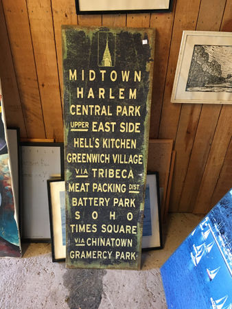 Tavla med statsdelar i NY