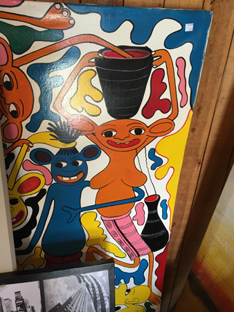 Naken fantasifigur tavla