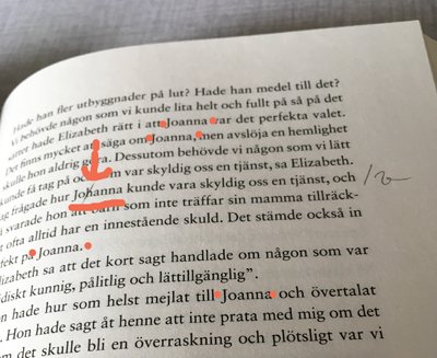 Korrekturfel i boken Torsdagsmordklubben