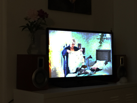 Min pappa Marianne på TV