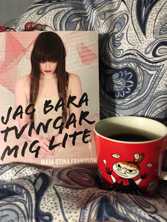 Boken Jag bara tvingar mig lite och kaffe på sängen