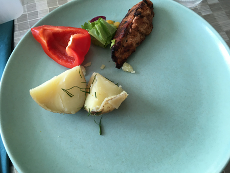 Kyckling potatis och paprika