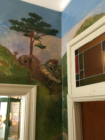 Tomtemålning av Carl-Erik Törner Charlottenborgs slott