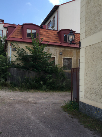 Ödehuset mitt i Motala centrum