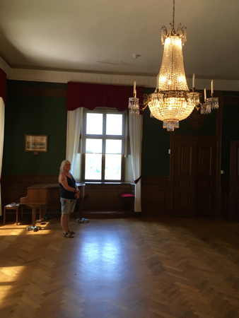Anna och kristallkrona Charlottenborgs slott