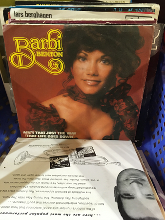 Barbi Benton-skiva Återvinningen