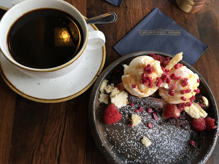 Kaffe och Churchills mess