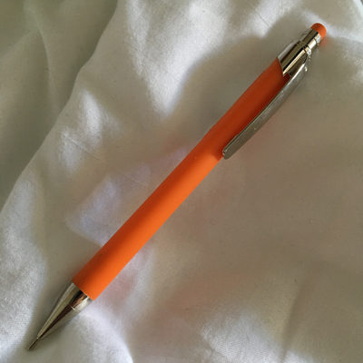 Orange stiftpenna