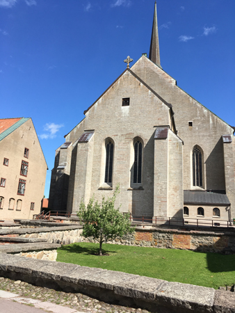 Kyrkan o gamla klosterområdet Vadstena
