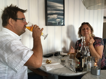 Finske Pinnen och vännen FEM på Sjöglimten