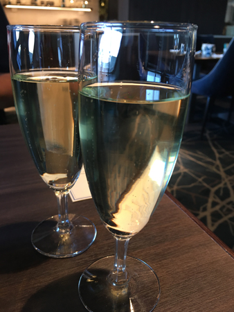 Mousserande vin till frukost dag 2