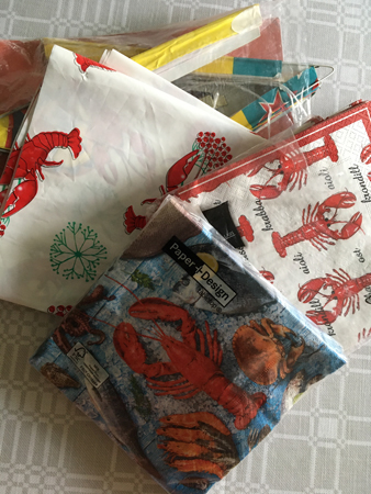 Kräftservetter duk månar etc