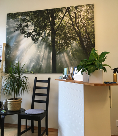 Väntrummet hos Skolgatans fotvård