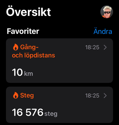 En mil och 16576 steg i Visby den 4 augusti 2021
