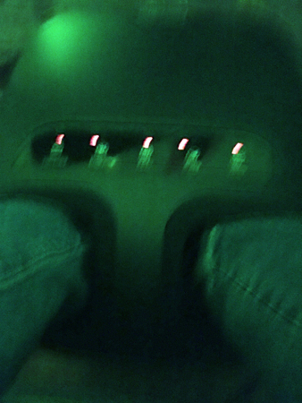 Jag får fotmassage i maskin